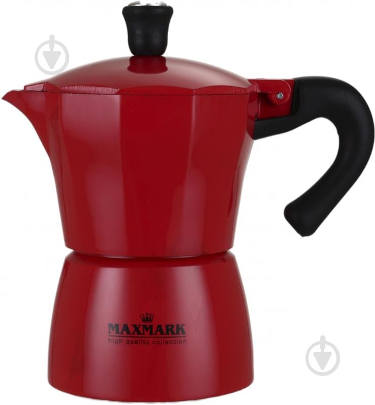 Кавоварка гейзерна Maxmark Red 120 мл MK-ALR00120 - фото 1