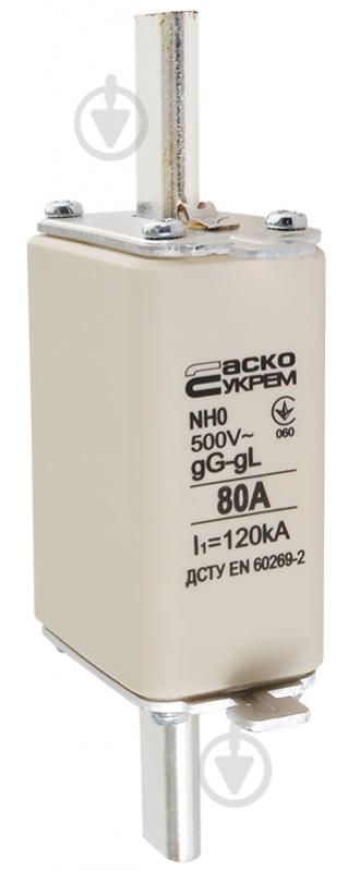 Предохранитель плавкий АСКОУКРЕМ NH0 80A gG A0050010023 - фото 2