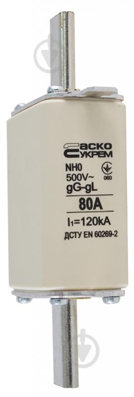 Предохранитель плавкий АСКОУКРЕМ NH0 80A gG A0050010023 - фото 4