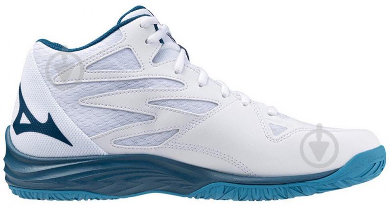 Кросівки чоловічі демісезонні Mizuno THUNDER BLADE Z MID V1GA237521 р.42,5 білі - фото 2