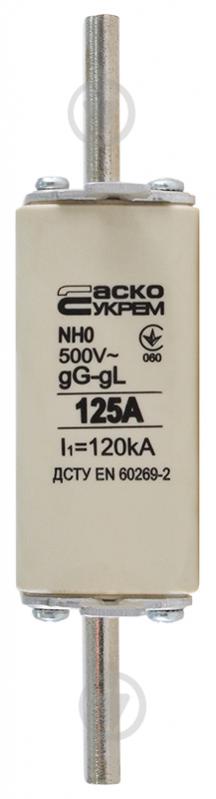 Предохранитель плавкий АСКОУКРЕМ NH0 125A gG A0050010025 - фото 1