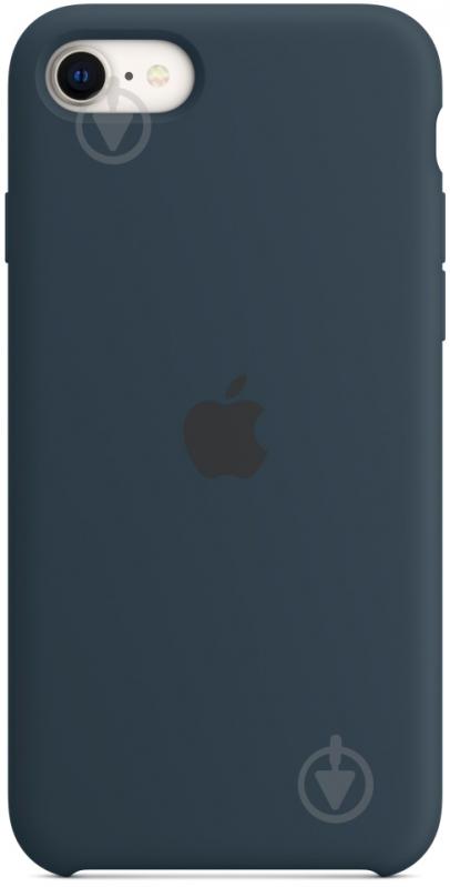 Чехол Apple Silicone Case для Apple iPhone SE (MN6F3ZM/A) abyss blue - фото 1