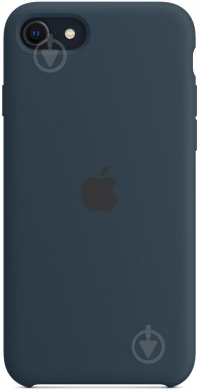 Чехол Apple Silicone Case для Apple iPhone SE (MN6F3ZM/A) abyss blue - фото 2