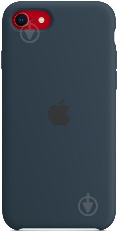 Чехол Apple Silicone Case для Apple iPhone SE (MN6F3ZM/A) abyss blue - фото 3