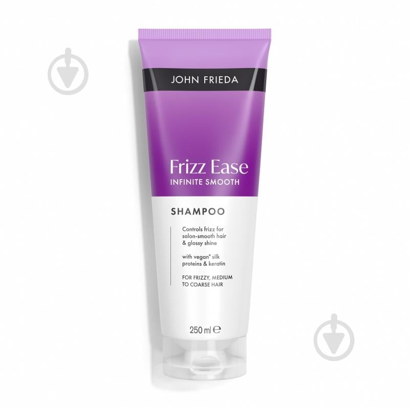 Шампунь John Frieda проти пухнастості Infinite Smooth 250 мл - фото 1 Шампунь John Frieda проти пухнастості Infinite Smooth 250 мл - фото 1