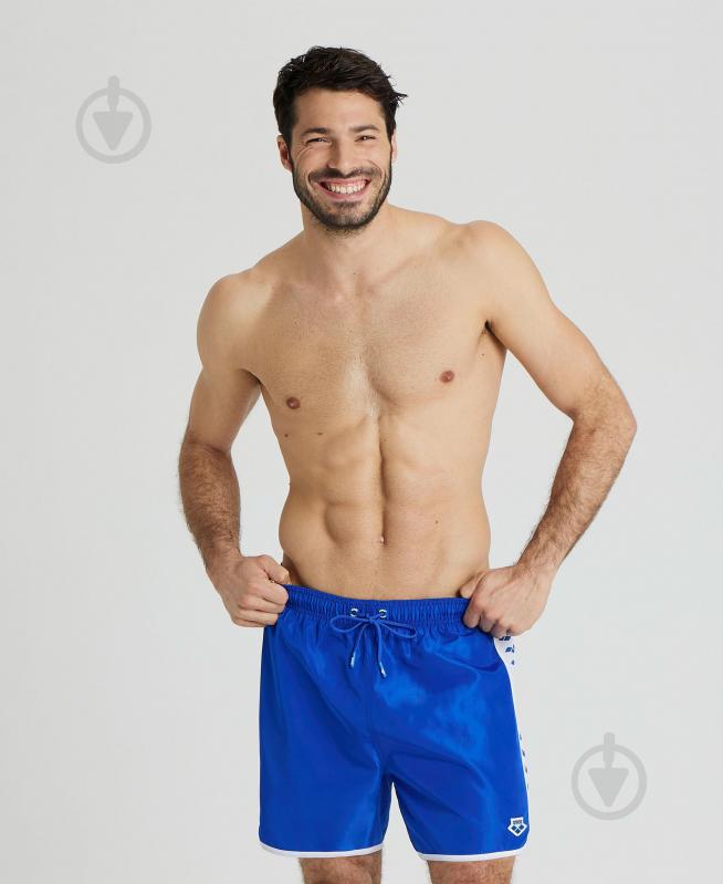 Шорти Arena ICONS TEAM STRIPE BOXER 004407-810 р. XXL блакитний - фото 1