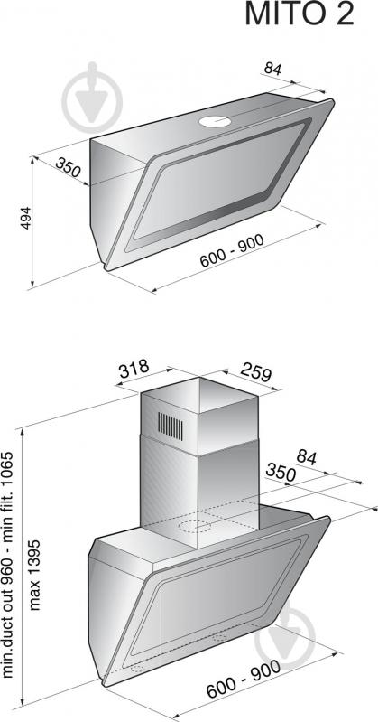 Вытяжка Zirtal Onyx 60 BL - фото 6