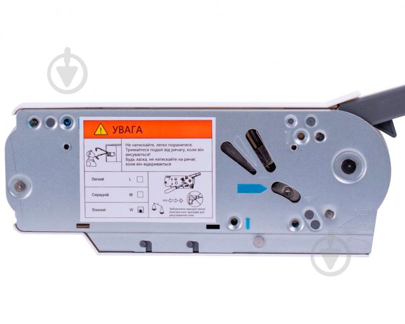 Підйомний механізм DC Bi-fold Strong для фасаду кухні 10,5-14 кг білий без доводчика - фото 2 Підйомний механізм DC Bi-fold Strong для фасаду кухні 10,5-14 кг білий без доводчика - фото 2