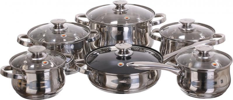 Набір посуду Krauff 12 предметів 26-242-040 - фото 1 Набір посуду Krauff 12 предметів 26-242-040 - фото 1