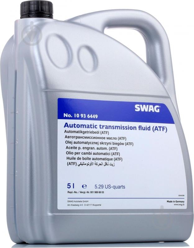 Мастило трансмісійне SWAG Automatic Transmission Fluid ATF 5 л (10936449) - фото 2