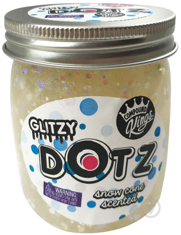 Ароматний слиз-лизун Compound Kings Slime Glitzy Dotz Зимовий 300146-6 - фото 1