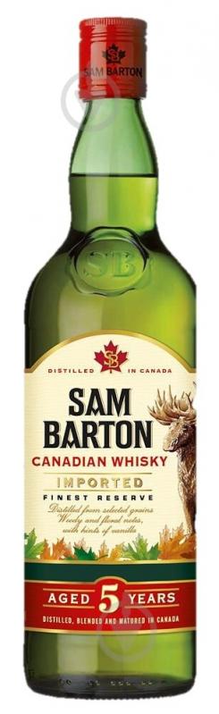 Виски Sam Barton 5 YO Canadian Whisky 1 л - фото 1 Виски Sam Barton 5 YO Canadian Whisky 1 л - фото 1