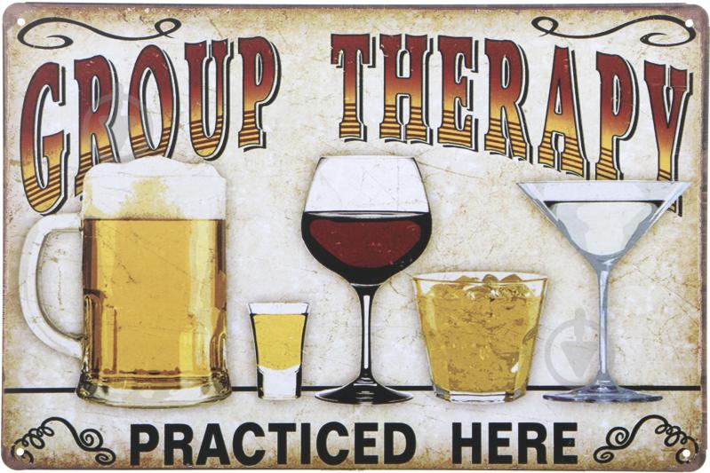 Табличка сувенирная Therapy 20х30 см - фото 1 Табличка сувенирная Therapy 20х30 см - фото 1