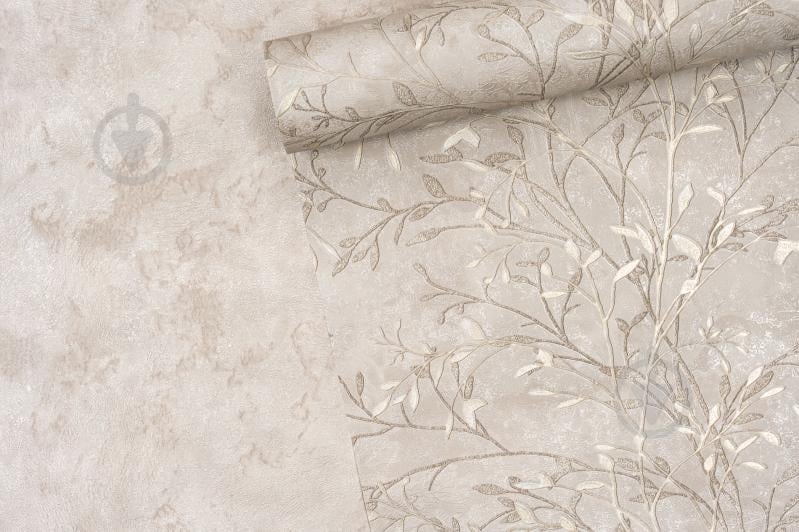 Шпалери вінілові на флізеліновій основі Слов'янські шпалери Elegance collection Верба 2 2412-05 1,06x10,05 м - фото 2