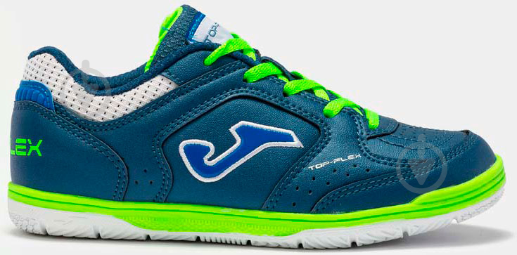 Футзальная обувь Joma TOP FLEX JR 2233 AZUL ELECTRICO VERDE FLUOR INDOOR TPJS2233IN р.33 синий - фото 1