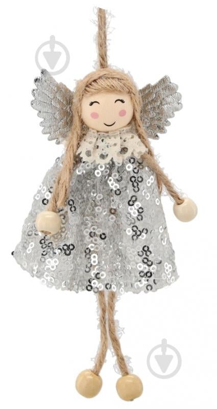 Подвеска Chomik Фея 16 см белый с золотистым - фото 1 Подвеска Chomik Фея 16 см белый с золотистым - фото 1