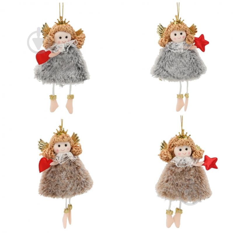 Подвеска Chomik Фея мех 8х16 см 16 см разноцветный - фото 1 Подвеска Chomik Фея мех 8х16 см 16 см разноцветный - фото 1