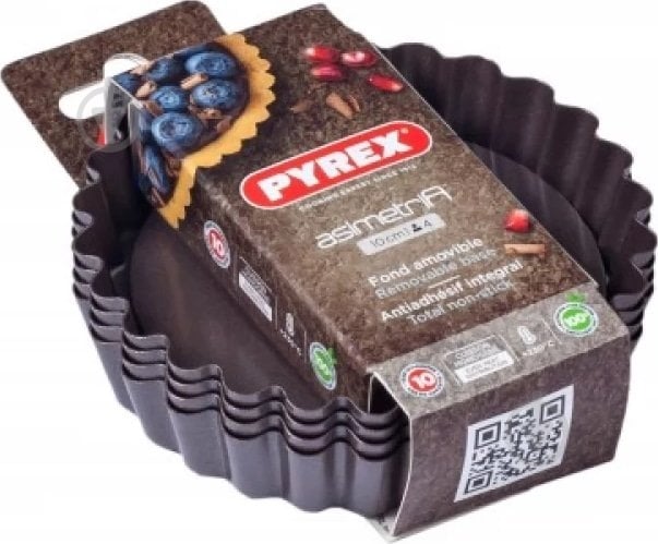 Набор форм Pyrex для тарталеток 4 шт (AS04SX0/7640) - фото 3
