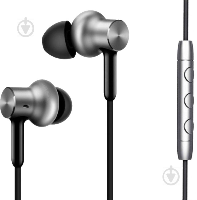 Гарнітура Xiaomi Mi In-Ear Pro HD (ZBW4369TY) silver - фото 1