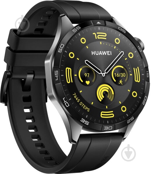 Смарт-годинник Huawei Watch GT 4 46mm active black (55020BGS) - фото 1