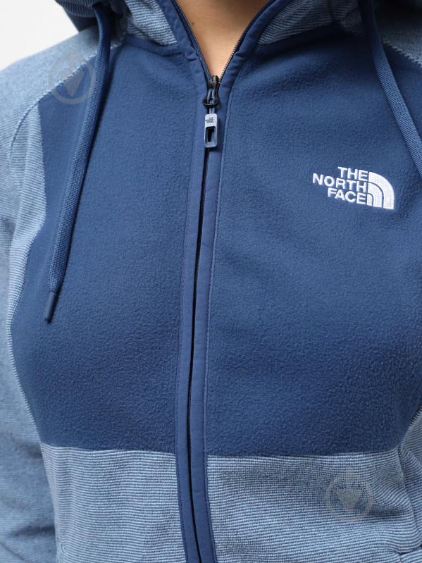 Джемпер THE NORTH FACE W HOMESAFE FULL ZIP FLEECE HOODIE NF0A8567W9I р.XS синий - фото 4