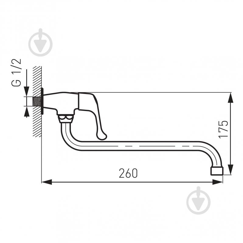 Кран Ferro Titania Iris 92007.0 - фото 2