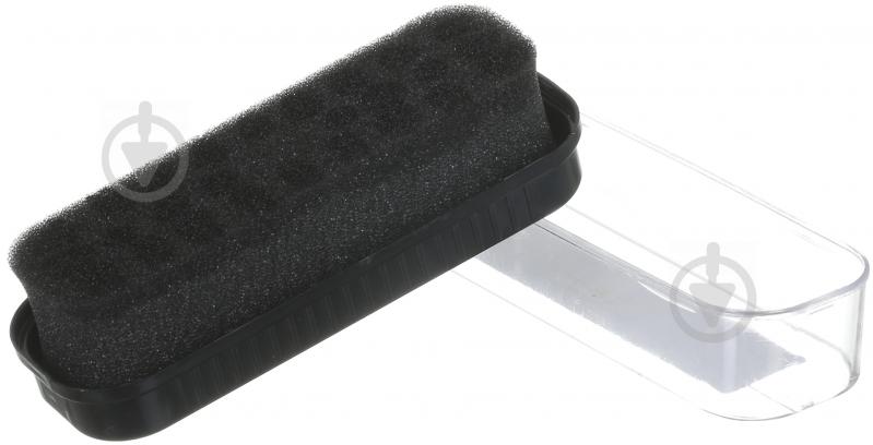 Губка-блиск для шкіри Vivendi для догляду за шкіряним взуттям 120х40х40 мм чорний - фото 3