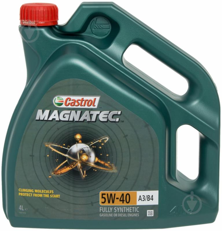 Моторное масло Castrol Magnatec A3/B4 5W-40 4 л (20-M54A3N-4X4L) - фото 1