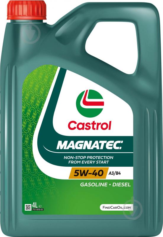 Моторне мастило Castrol Magnatec A3/B4 5W-40 4 л (20-M54A3N-4X4L) - фото 1