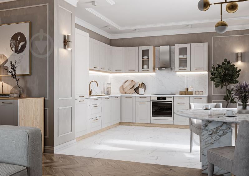 Тумба нижняя Ням-3 40/82/52 (2+1) МС Амели кашемир/дуб кремона торро Грейд - фото 2