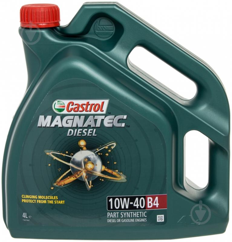 Моторное масло Castrol Magnatec Diesel B4 10W-40 4 л (20-MD14B4N-4X4L) - фото 1