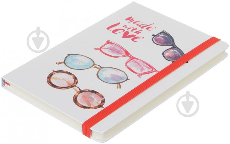Книга для нотаток А5 Made with Love, окуляри - фото 3