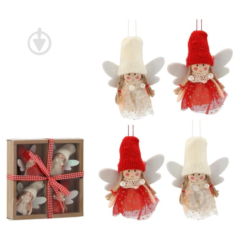 Набор подвесок Тайм Еко Фея d 60 мм 6 см 4 шт./уп. - фото 1 Набор подвесок Тайм Еко Фея d 60 мм 6 см 4 шт./уп. - фото 1