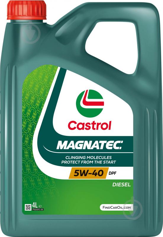 Моторное масло Castrol Magnatec Diesel DPF 5W-40 4 л (15C4AA) - фото 1