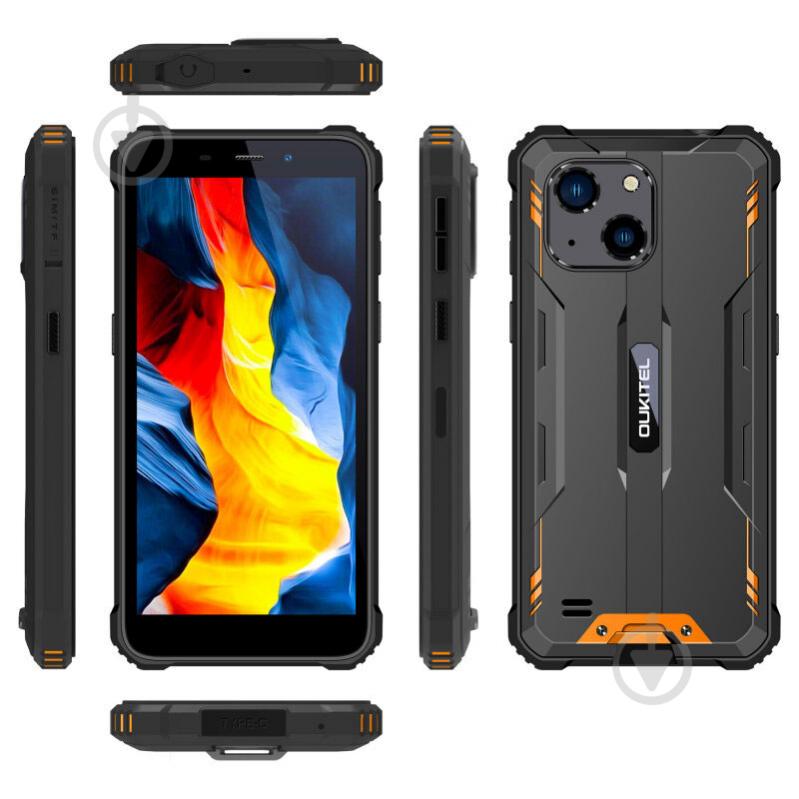 Смартфон Oukitel WP20 4/32GB orange/black (6931940710640) - фото 8