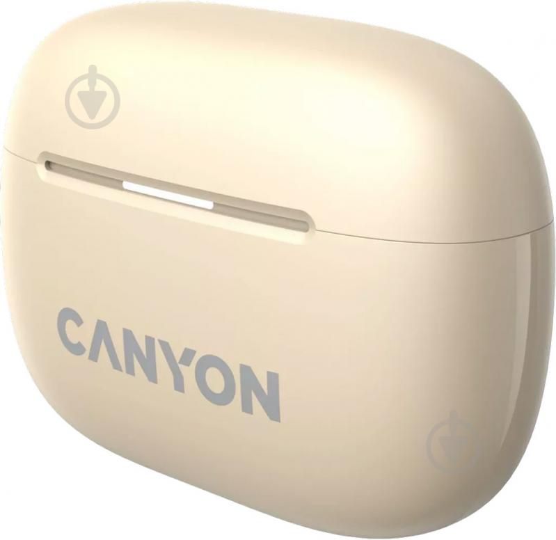 Навушники Canyon OnGo TWS-10 ANC ENC beige (CNS-TWS10BG) - фото 6