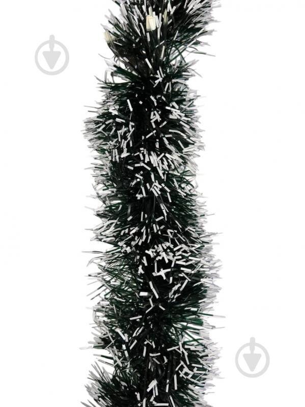 Дощик новорічний Long Dragon LD25-002 13 см 2 м зелений/білий - фото 1 Дощик новорічний Long Dragon LD25-002 13 см 2 м зелений/білий - фото 1