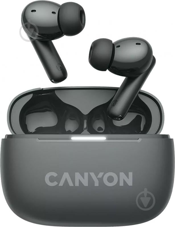 Навушники Canyon OnGo TWS-10 ANC ENC black (CNS-TWS10BK) - фото 2