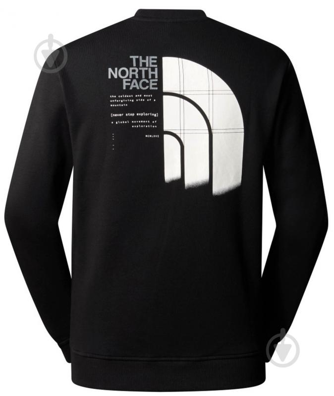 Свитшот THE NORTH FACE M GRAPHIC CREW 3 NF0A87EUJK3 р.M черный - фото 6