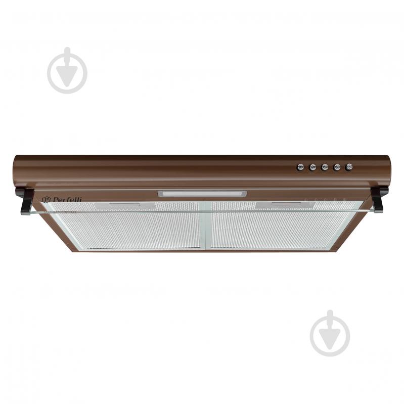 Витяжка Perfelli PL 5144 Dark BR LED пласка - фото 1