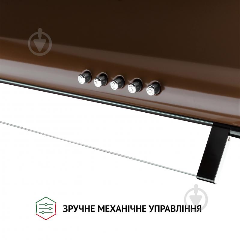 Витяжка Perfelli PL 5144 Dark BR LED пласка - фото 5