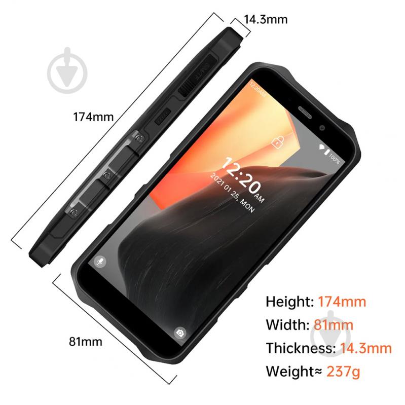 Смартфон Oukitel WP12 Pro 4/64GB black (6931940701631) - фото 8