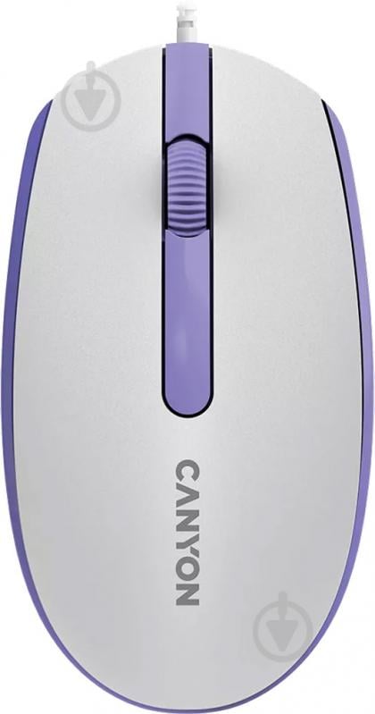 Мышь Canyon M-10 USB white lavender (CNE-CMS10WL) - фото 3