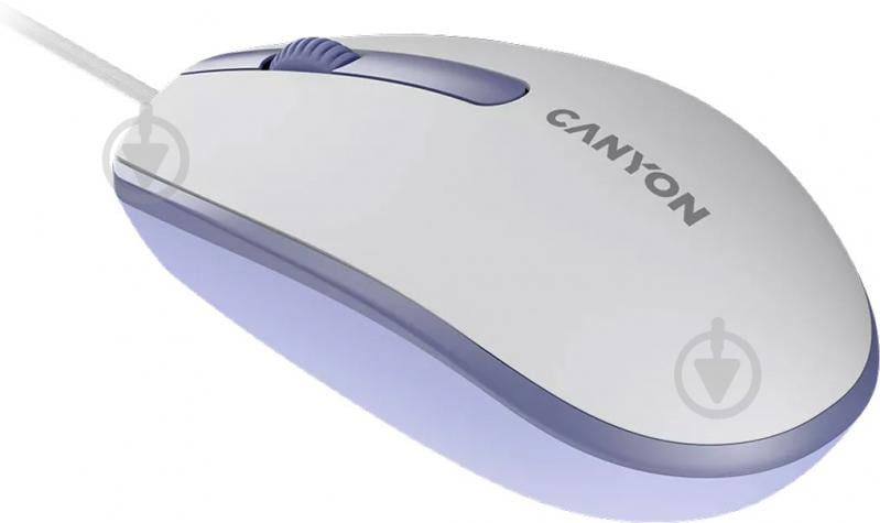 Мышь Canyon M-10 USB white lavender (CNE-CMS10WL) - фото 4