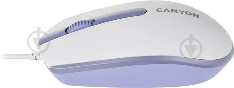 Мышь Canyon M-10 USB white lavender (CNE-CMS10WL) - фото 5