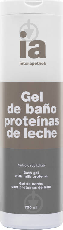 Гель для душу Interapothek з молочними протеїнами 750 мл - фото 1