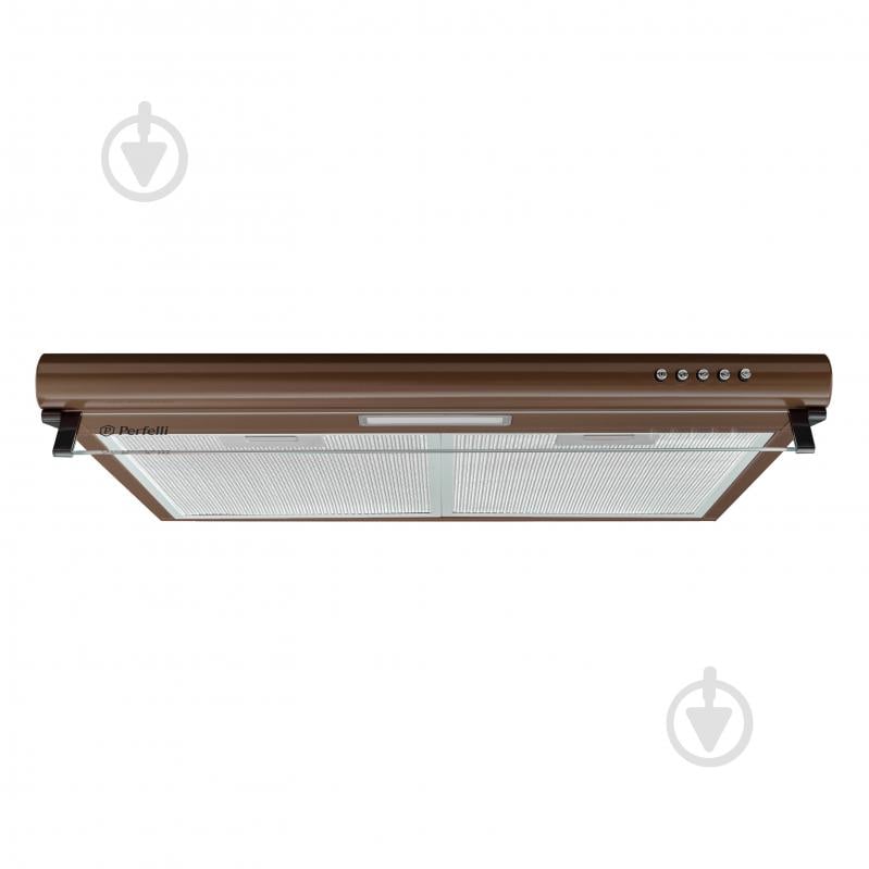 Витяжка Perfelli PL 6144 Dark BR LED пласка - фото 1