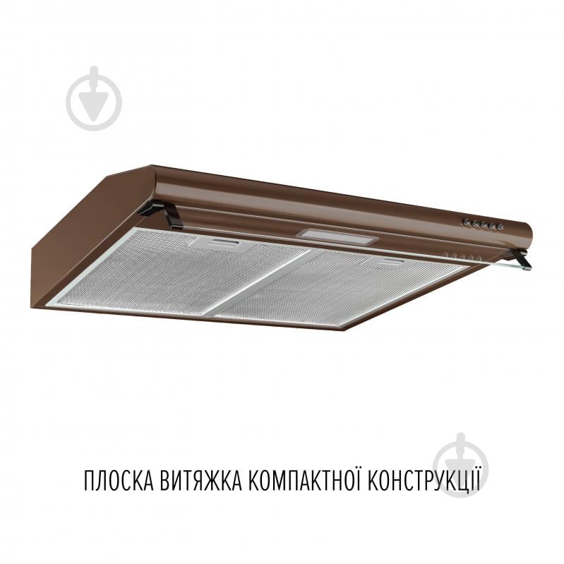 Вытяжка Perfelli PL 6144 Dark BR LED плоская - фото 6