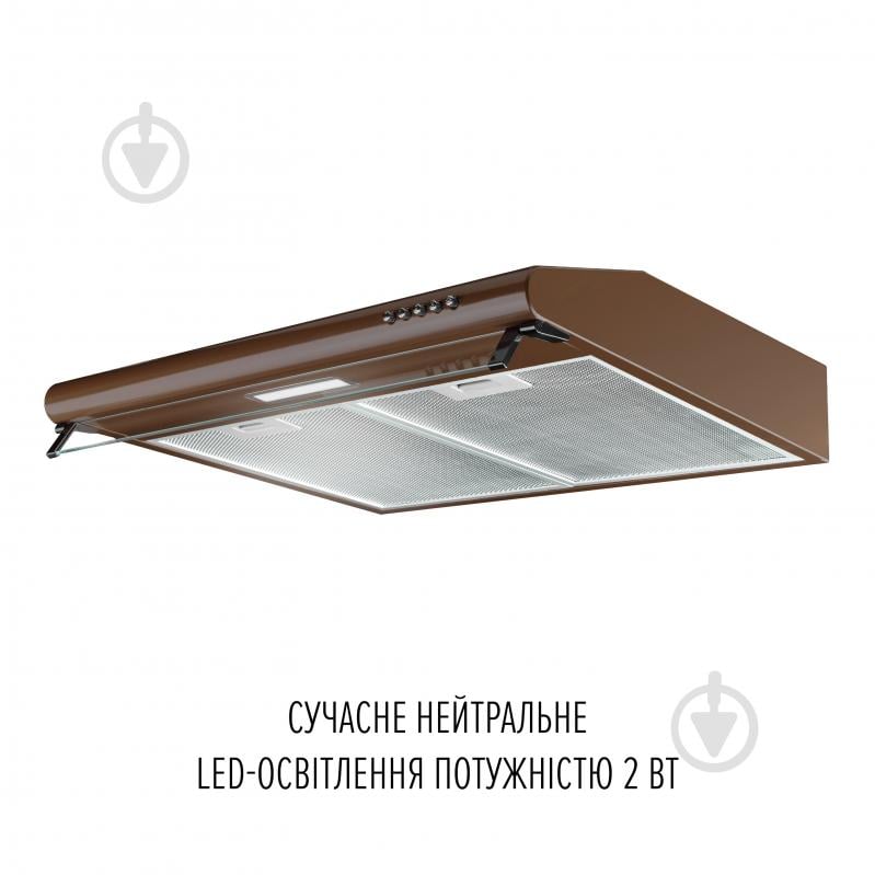 Вытяжка Perfelli PL 6144 Dark BR LED плоская - фото 8