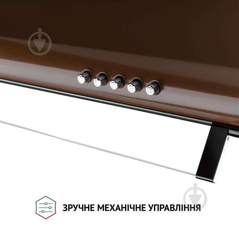 Витяжка Perfelli PL 6144 Dark BR LED пласка - фото 5